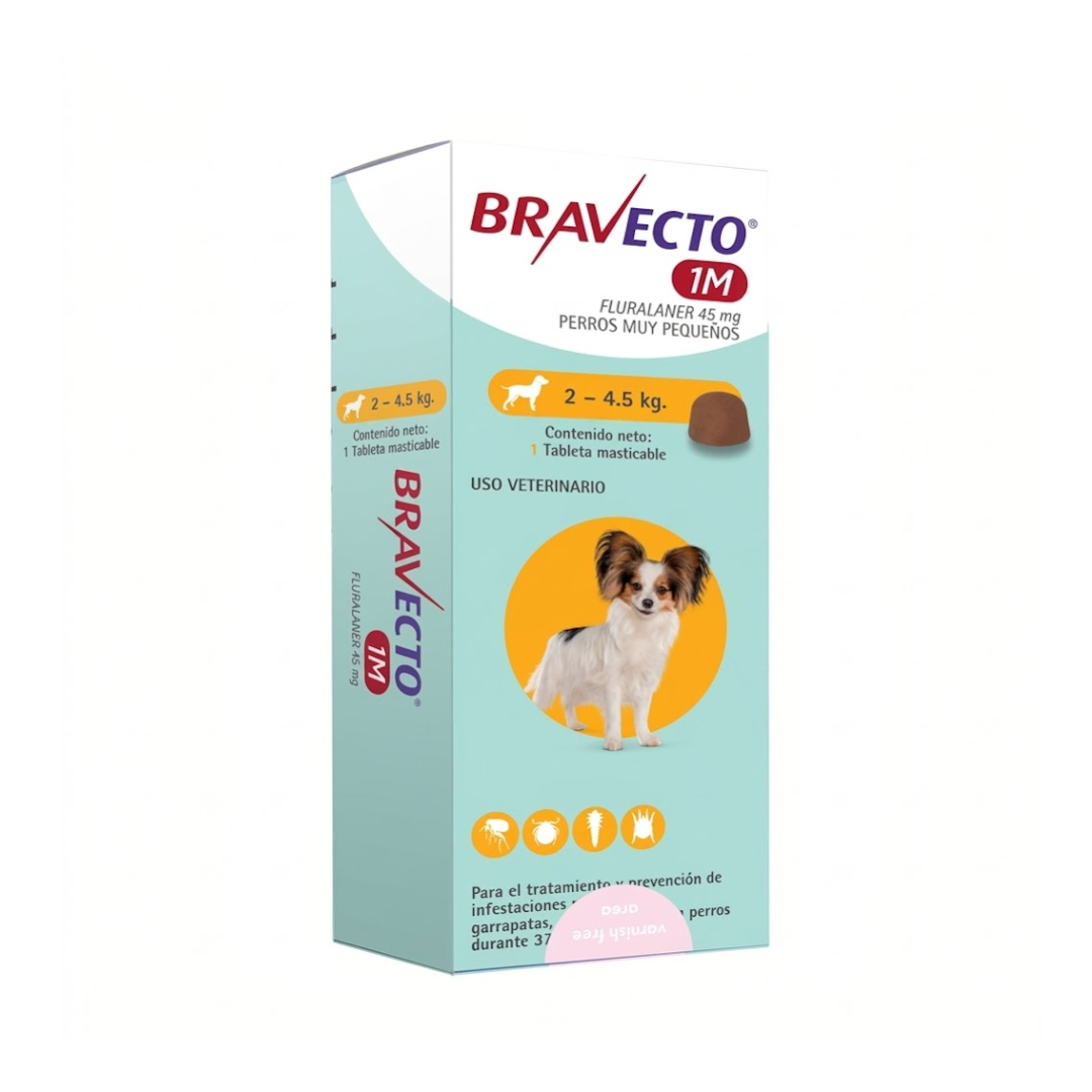 BRAVECTO® 1M 45 mg (2 - 4.5 mg)