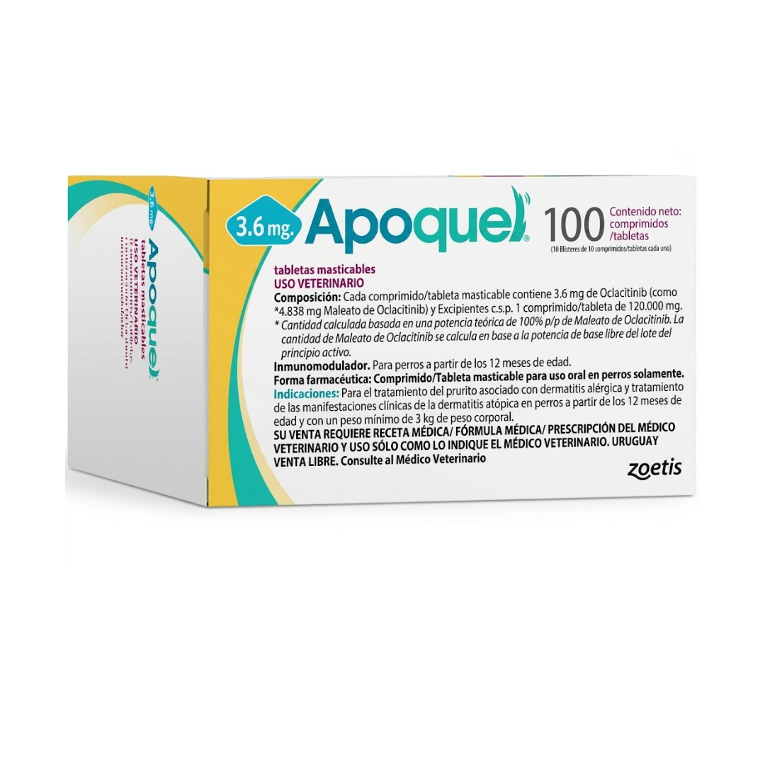 APOQUEL® 3.6 MG 100 Tabletas- Masticable