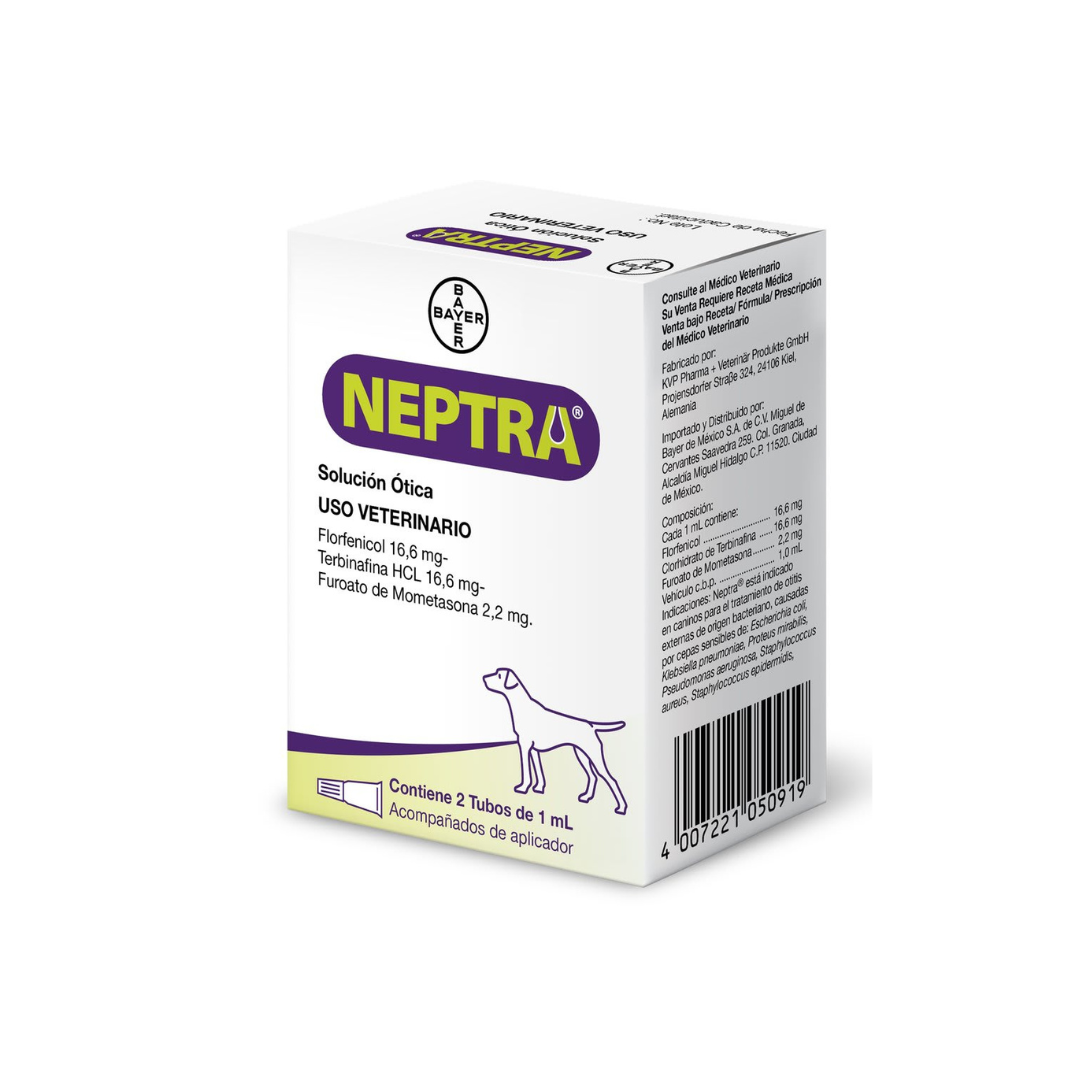 NEPTRA SOLUCION OTICA 2X 1.0 ML