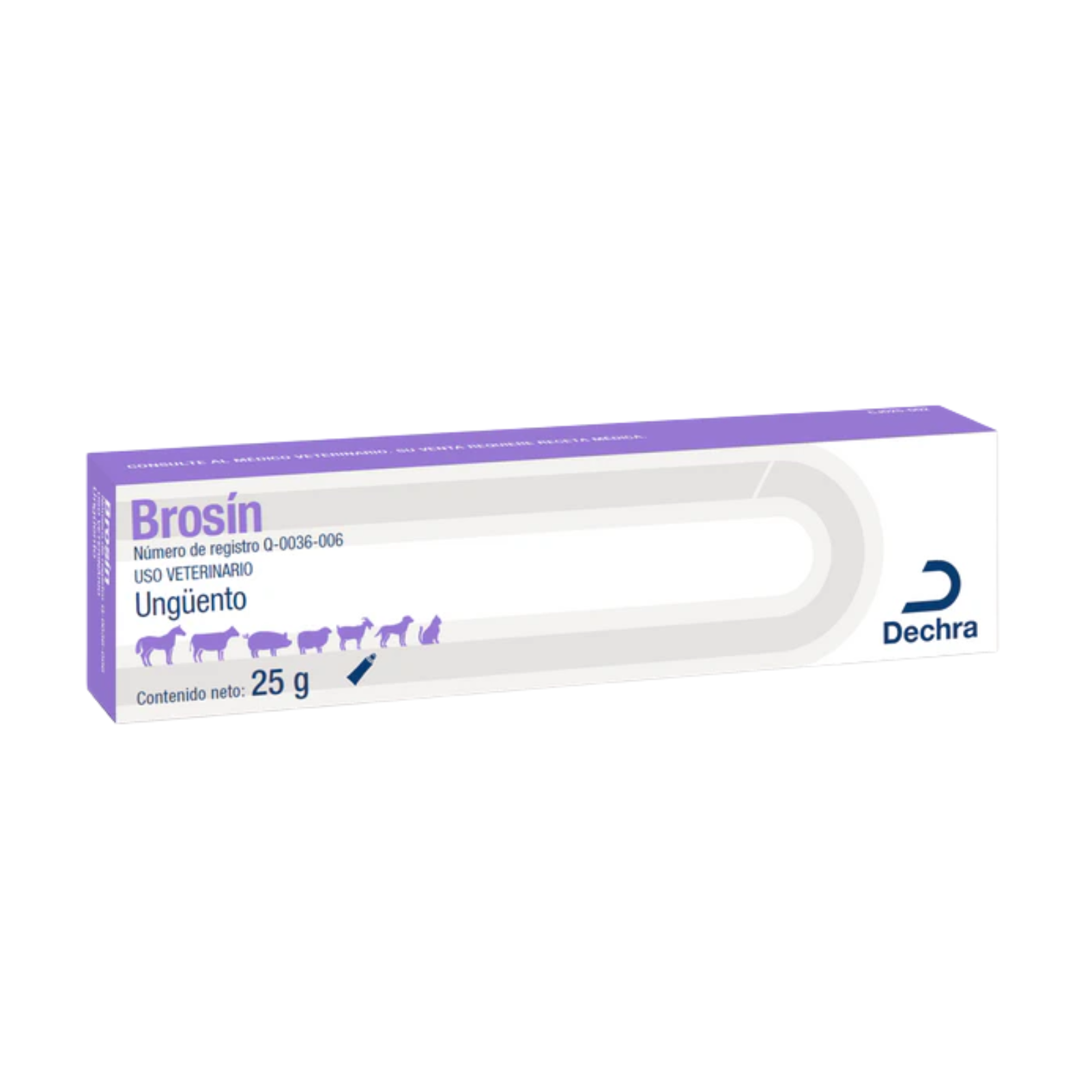Brosin 25 g Brovel – Pomada antimicrobiana para uso veterinario