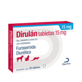 Dirulan 15 mg Brovel – Tabletas diuréticas para perros y gatos