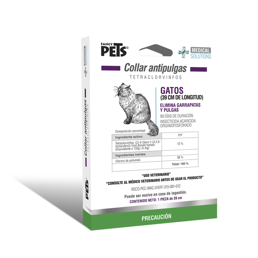 Collar antipulgas para gato Fancy Pets (Dinagos)