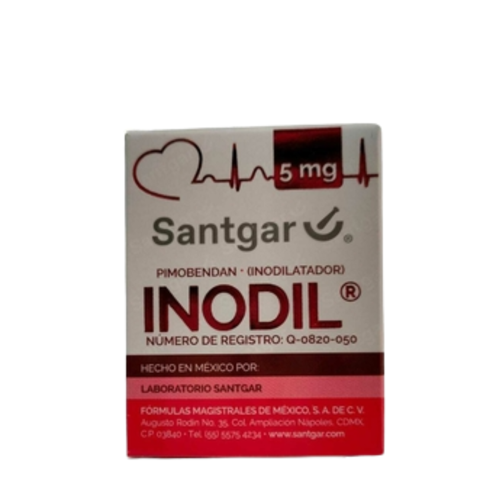 Inodil 5 mg 28 tabletas