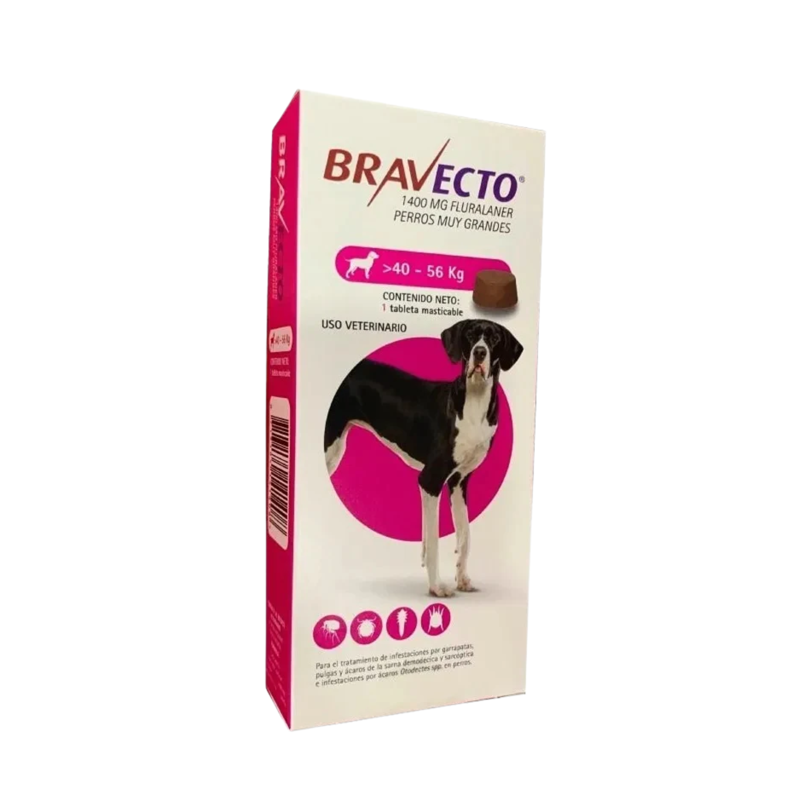 BRAVECTO 1400 Mg- 1 tableta  (40-56 kg)