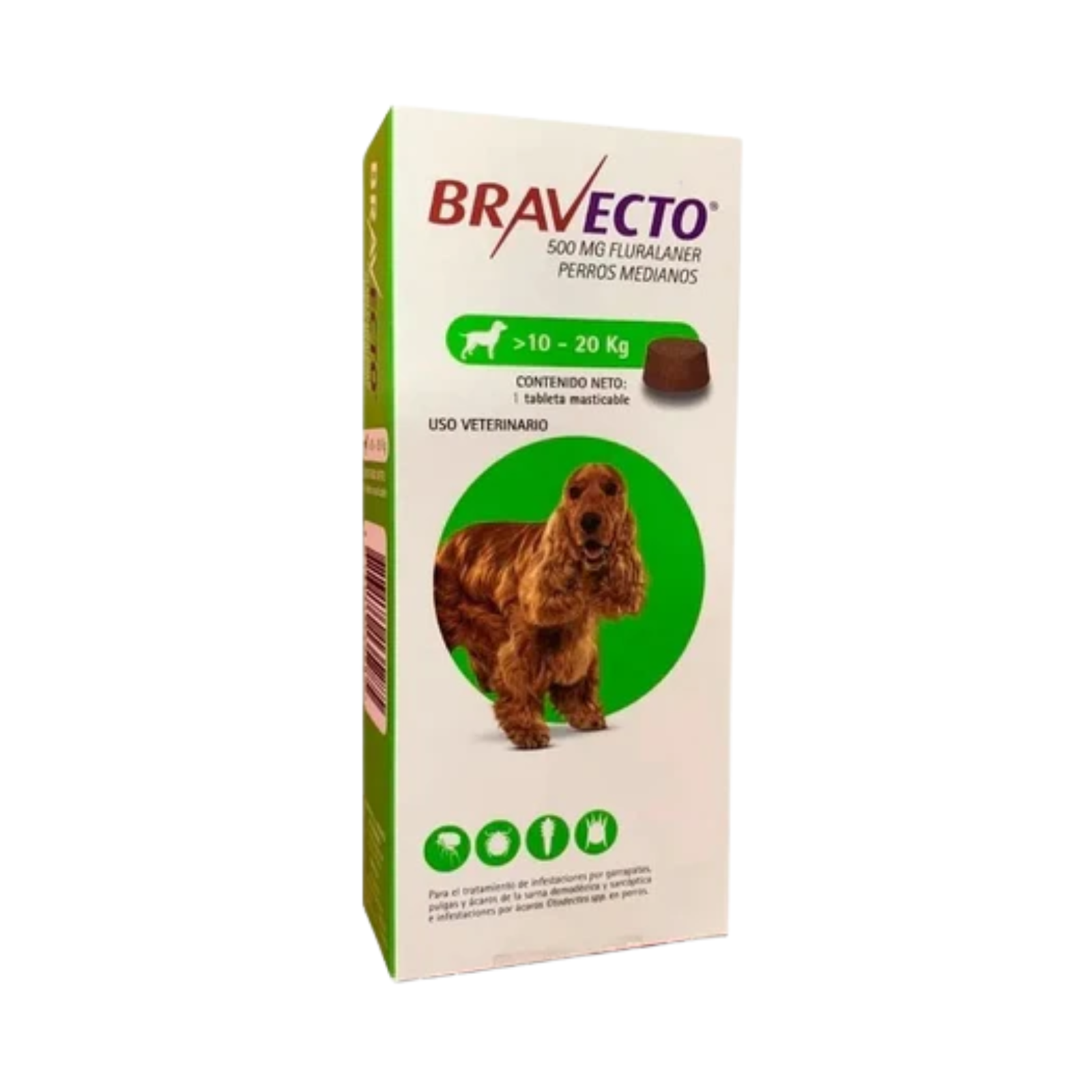 Bravecto 500 mg (10-20 kg)