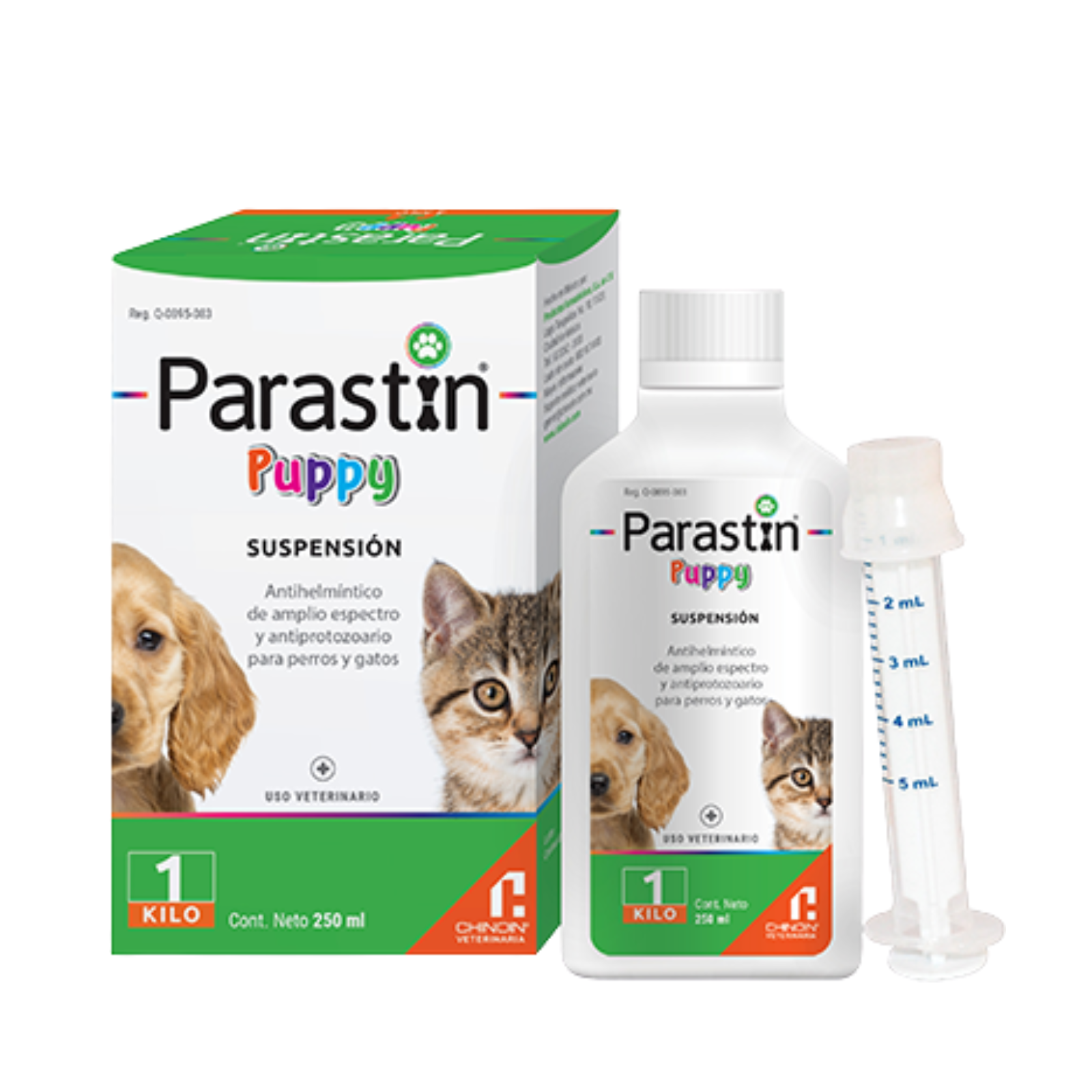 Antiparasitario oral para cachorros – Parastin Puppy 60 ml
