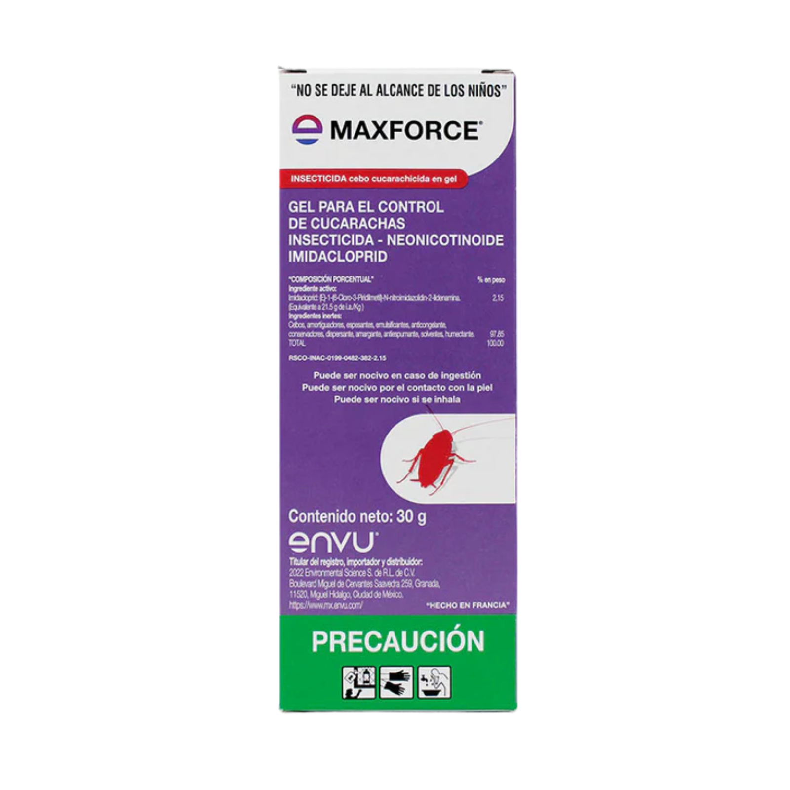 Cebo en gel para control de cucarachas – Maxforce RB2