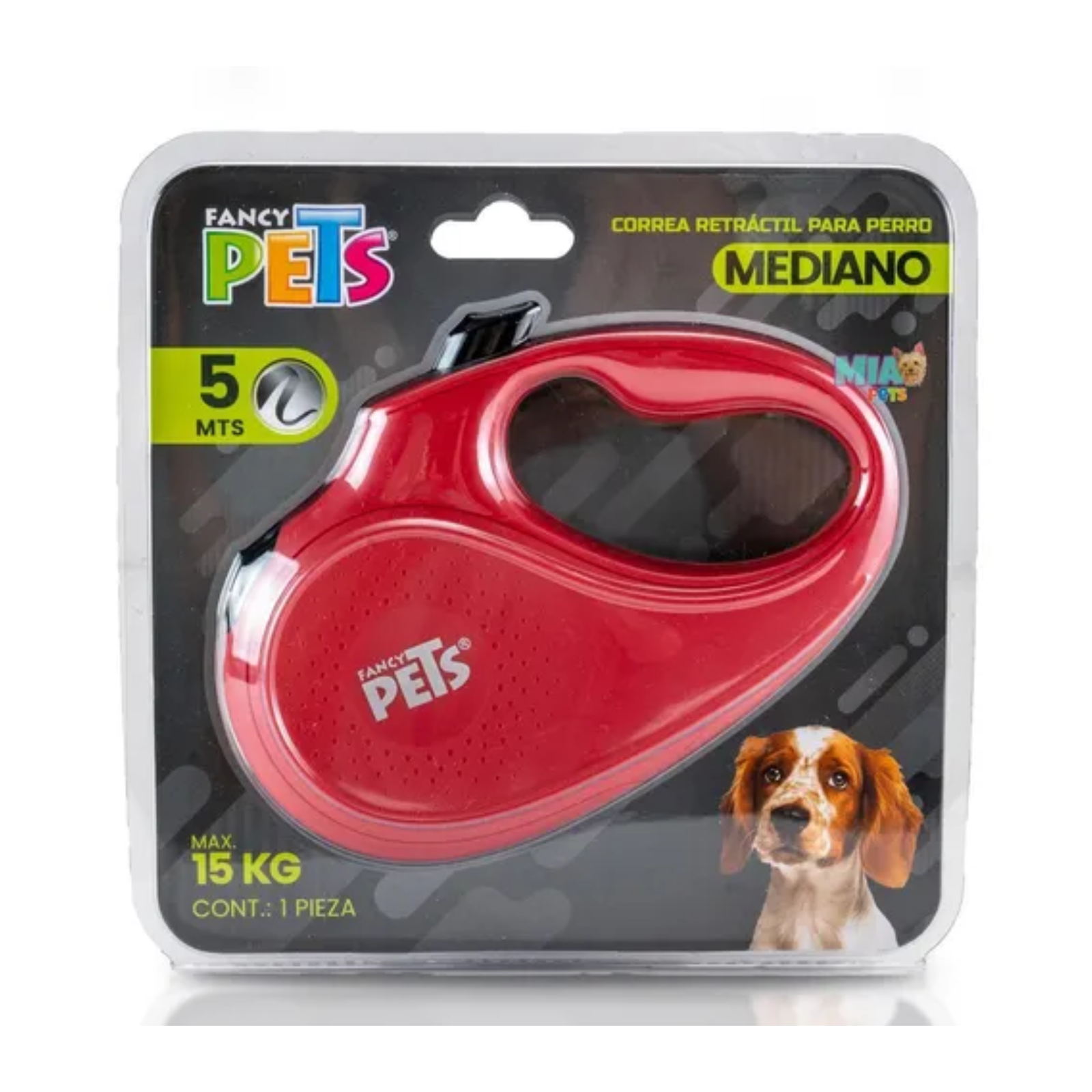 Correa retráctil de 5 m para perros medianos – Fancy Pets